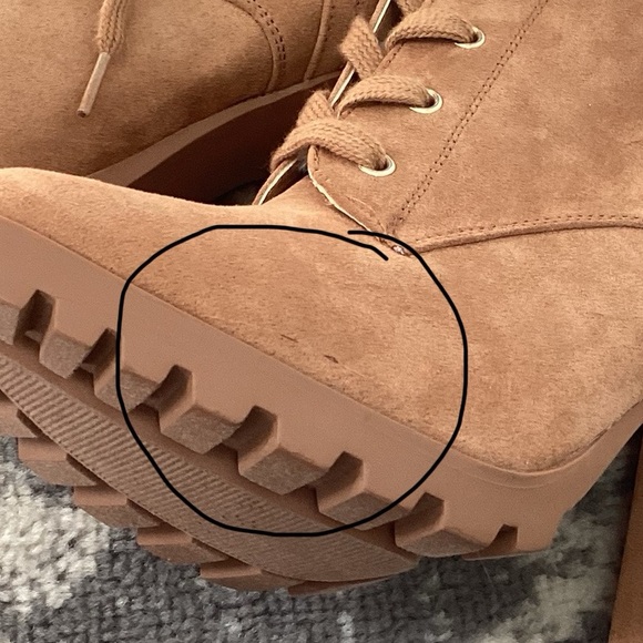 NWOT! Nadira suede Lace up Boots - Picture 15 of 16